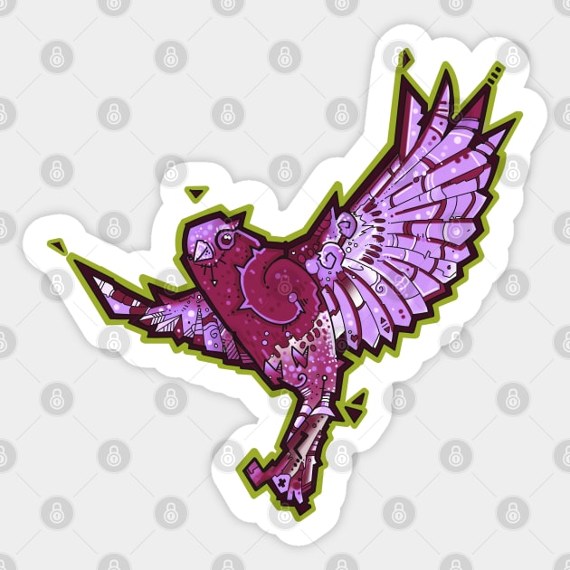 flying bird Sticker by weilertsen